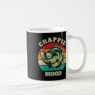 Caneca De Café Humor Crappie Humor Retro Pesca Sarcástico Pai Hom