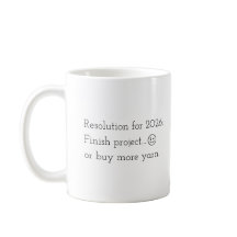 Humor Crochet Resolution for 2026 Mug