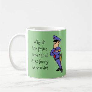 Caneca De Café Humor da Polícia