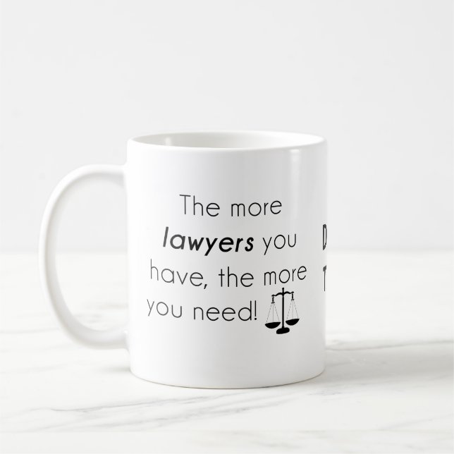 Caneca De Café Humor de advogado (Esquerda)