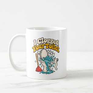 Caneca De Café Humor de Banheiro I Pegadinha do Vaso Sanitário En