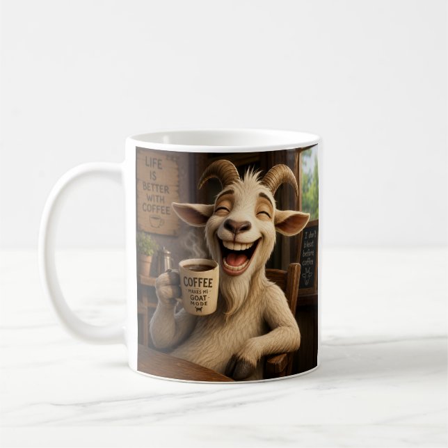 Caneca De Café Humor de Cabra (Esquerda)