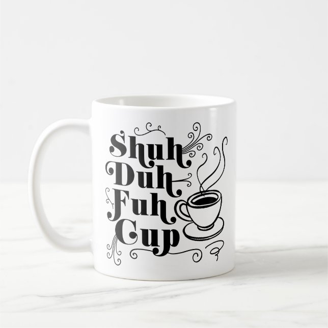 Caneca De Café Humor de café | Bonitão-Duh-Fuh-Cobre (Esquerda)