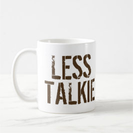 Caneca De Café Humor de Café Menos Conversa Mais Café