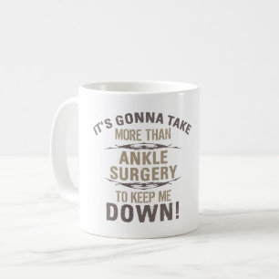 Caneca De Café Humor de Cirurgia do Ankle