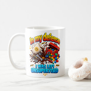 Caneca De Café Humor de Criador Em Minha Defesa Eu Fui Deixado Se