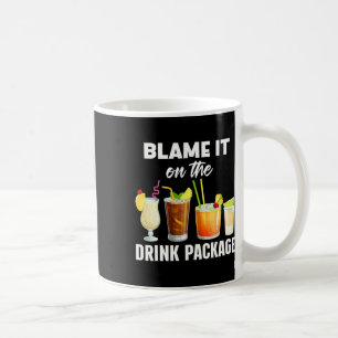 Caneca De Café Humor de Cruzeiro Divertido Culpe o Pacote de Bebi