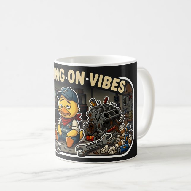 Caneca De Café humor de pato (Frente Esquerda)