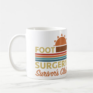 Caneca De Café Humor de Recuperação de Cirurgia de Pé