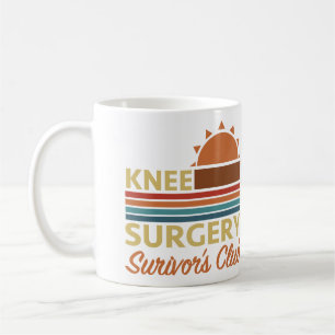 Caneca De Café Humor de Recuperação de Cirurgia no Joelho