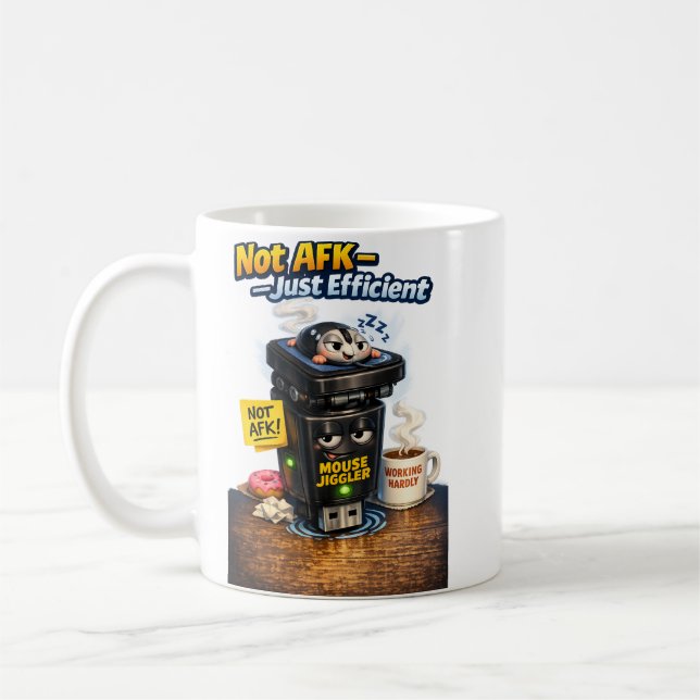 Caneca De Café Humor de Trabalho em Casa (Esquerda)