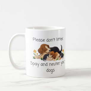 Caneca De Café Humor de Vet: Por favor, não minta, pague e mande