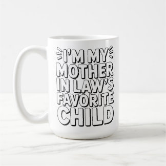 Caneca De Café Humor Divertido de Pais Filho Favorito Mãe Polític