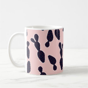 Caneca De Café Humor e tom doces, sem costura, de cacto,