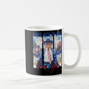 Caneca De Café Humor Engraçado Trump Torna Homens Em 4 De Julho D