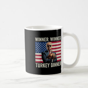 Caneca De Café Humor Engraçado Vencedor do Trump Janta Turquia