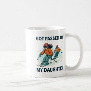 Caneca De Café Humor Esportivo Familiar Eu Fui Pedalado No Esqui 