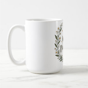 Caneca De Café Humor Indisponível Crescente Lunar Botânico Celest