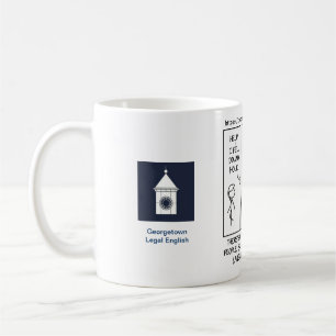 Caneca De Café humor linguista xkcd - Georgetown OLE