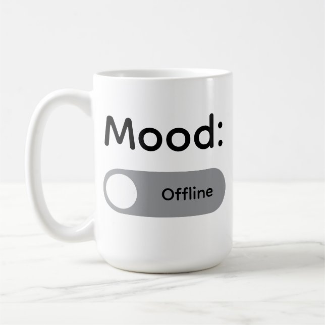 Caneca De Café Humor: McAfee Offline Mug (Esquerda)