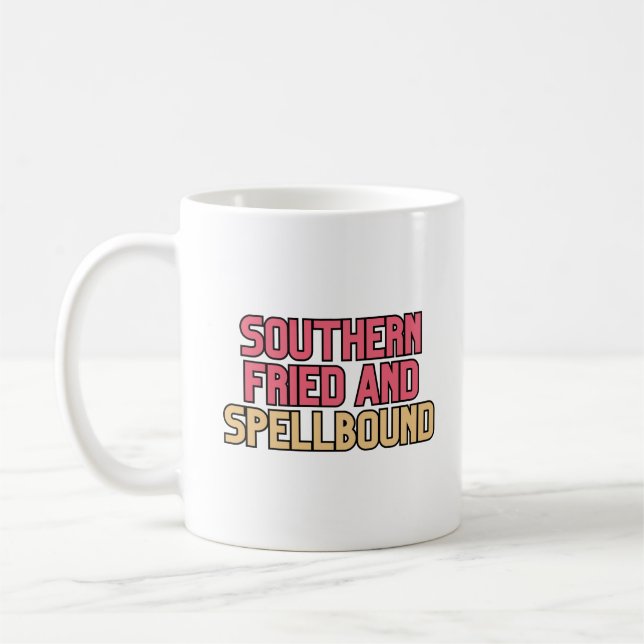 Caneca De Café Humor Testemunha Fried Spellbound do Sul (Esquerda)