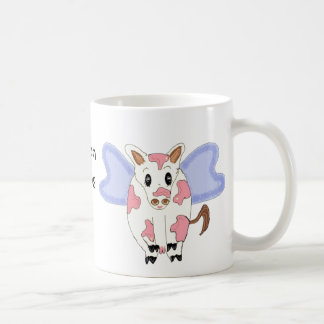 Caneca De Café Humorístico Quando as Vacas Voam