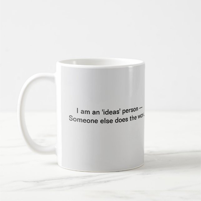 Caneca De Café Humorous Coffee Mug para o Chefe (Esquerda)
