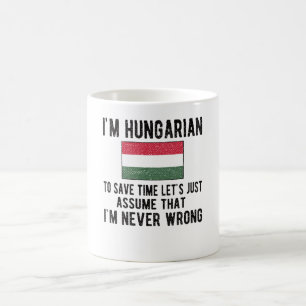 Caneca De Café Hungarian Heritage Hungary Roots Hungarian Flag