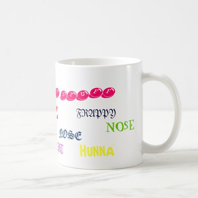 CANECA DE CAFÉ HUNNA, HUNNA, LIZ, NARIZ, NARIZ, HM… - (Direita)