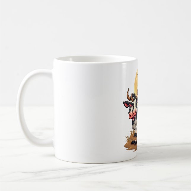 Caneca De Café Hunted Hayride Cow (Esquerda)