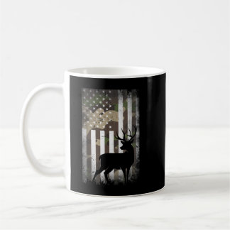 Caneca De Café Hunting Hunters Deer USA US American Flag Camo Cam