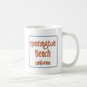Caneca De Café Huntington Beach Califórnia BlueBox