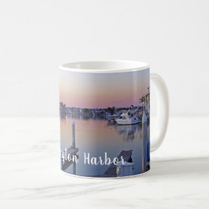Caneca De Café Huntington Harbor Sunset
