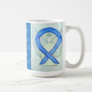 Caneca De Café Huntington's Disease Awarness Ribbon Angel Mug