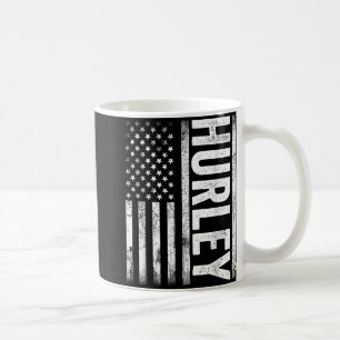 Caneca De Café Hurley Ky Vintage Norte-Americano Bandeira Retro F