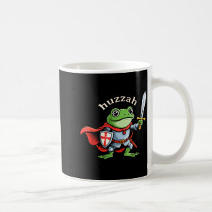 Caneca De Café Hurra Cavaleiro Sapo Citação Divertida Espada Meme