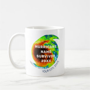 Caneca De Café HURRICANO SOBREVIVOR Personalizado Comemorativo