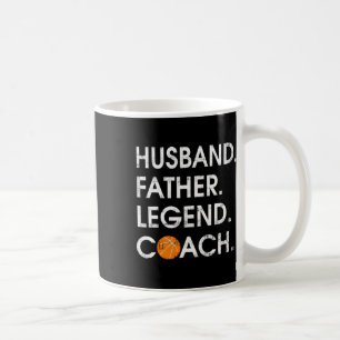Caneca De Café Husbynn Padre Legend Treinador Diversão Bysketbyll