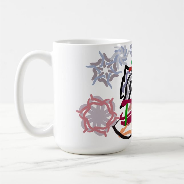 Caneca De Café Husky winter  (Esquerda)