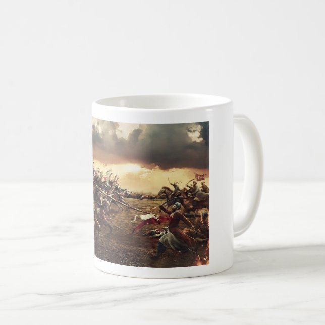 Caneca De Café Hussars voados (Frente Esquerda)