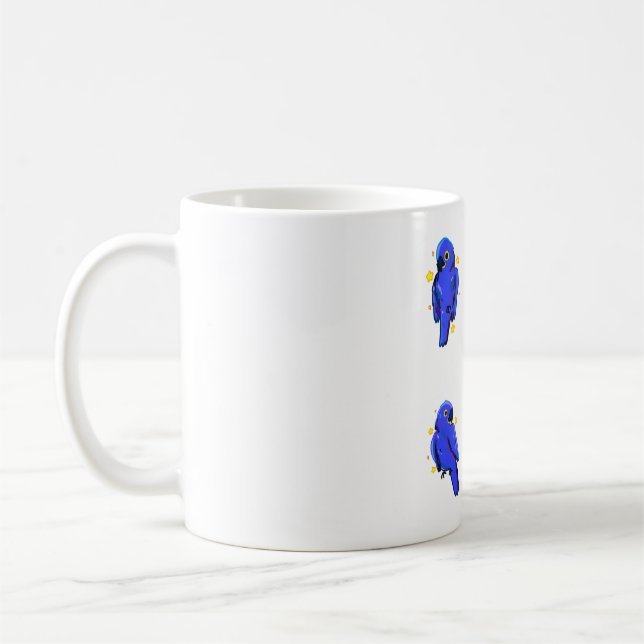 Caneca De Café Hyacinth Macaw Delight � Boca (Esquerda)