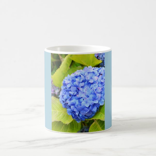 Caneca De Café Hydrangea azul (Centro)