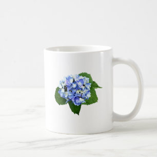 Caneca De Café Hydrangea azul e roxo