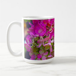 Caneca De Café Hydrangeas Rosa