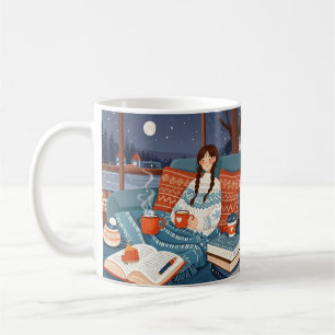 Caneca De Café Hygge Cozy Night _ Celebre noites confortáveis