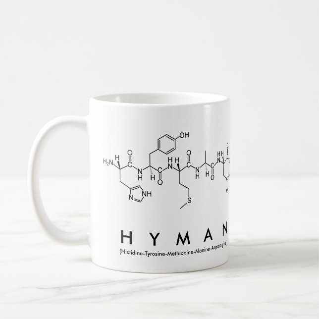Caneca De Café Hyman peptide name mug (Esquerda)