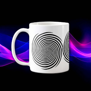 Caneca De Café Hypnosis Spiral Magic Mug