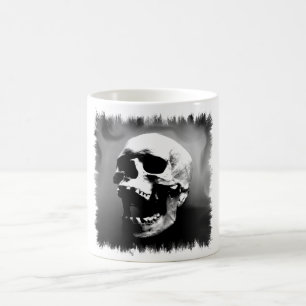 Caneca De Café Hysteriskull que ri o crânio humano