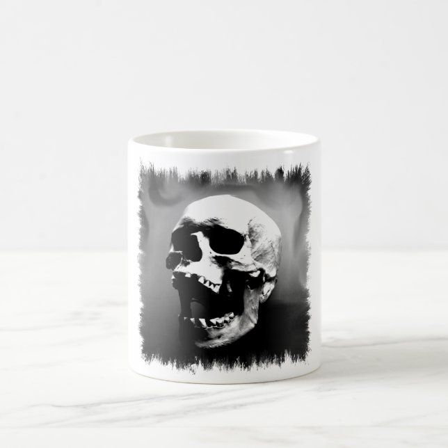Caneca De Café Hysteriskull que ri o crânio humano (Centro)