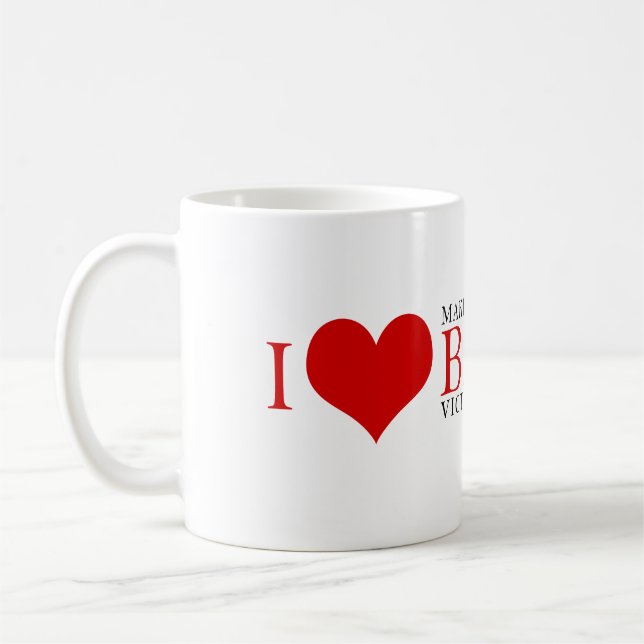 Caneca De Café I <3 Bailey (Esquerda)